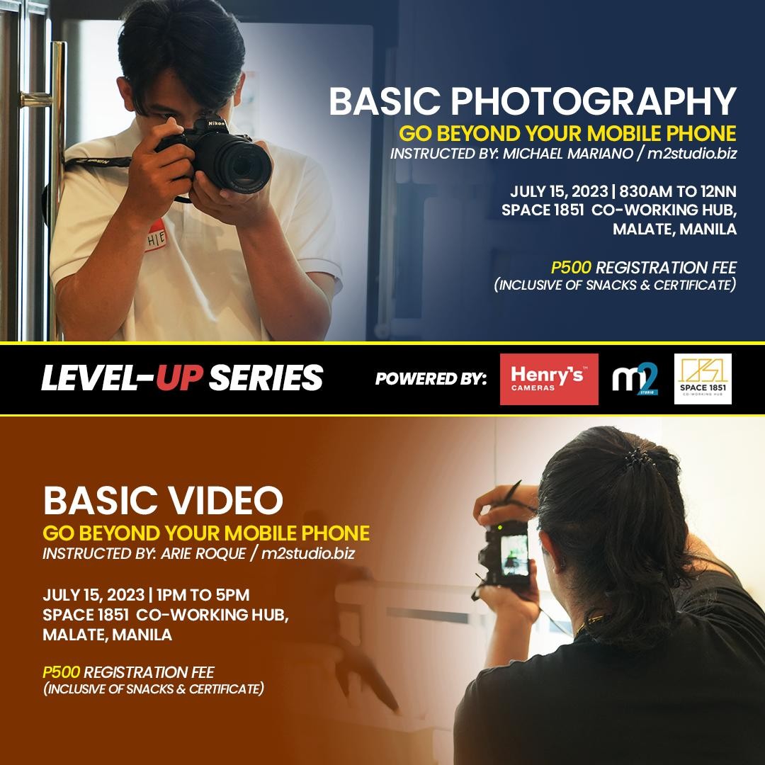 WORKSHOP: Basic Photography and Videography - JULY WORKSHOP: Basic Photography and Videography - JULY