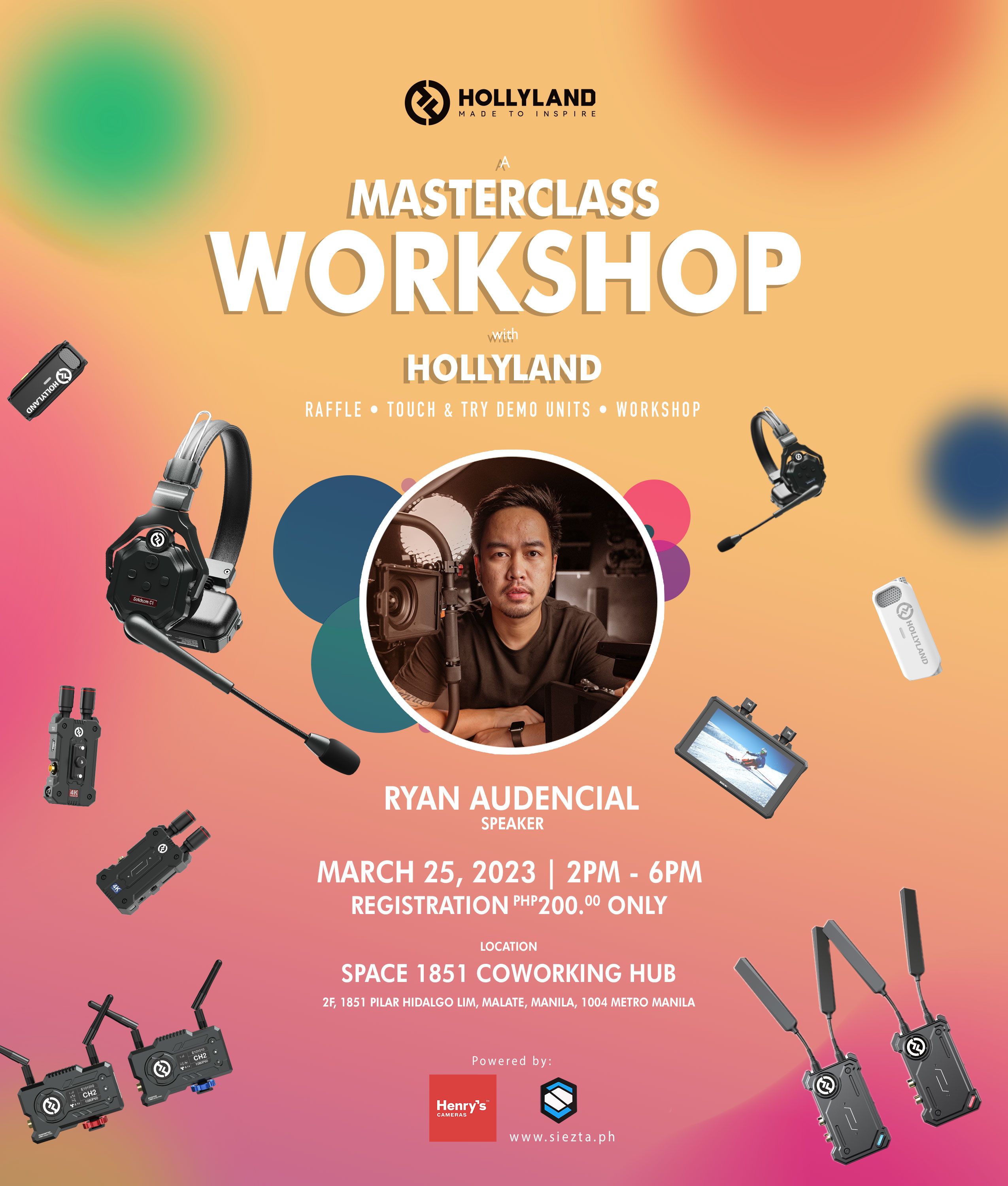 Masterclass Workshop with Hollyland Masterclass Workshop with Hollyland
