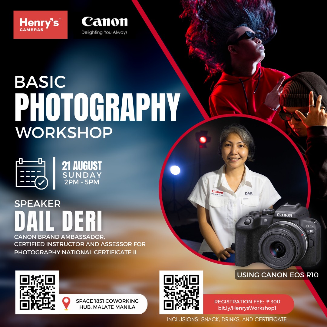 Henry's Cameras x Canon Basic Photography Workshop Henry's Cameras x Canon Basic Photography Workshop