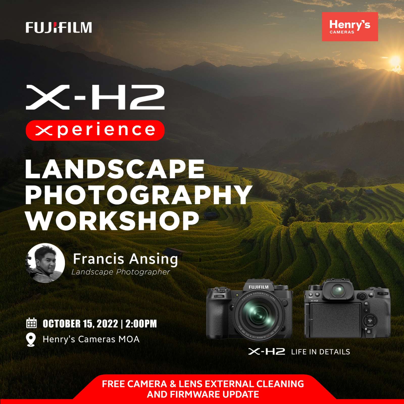 Fujifilm X-H2 Xperience Landscape Photography Workshop Fujifilm X-H2 Xperience Landscape Photography Workshop